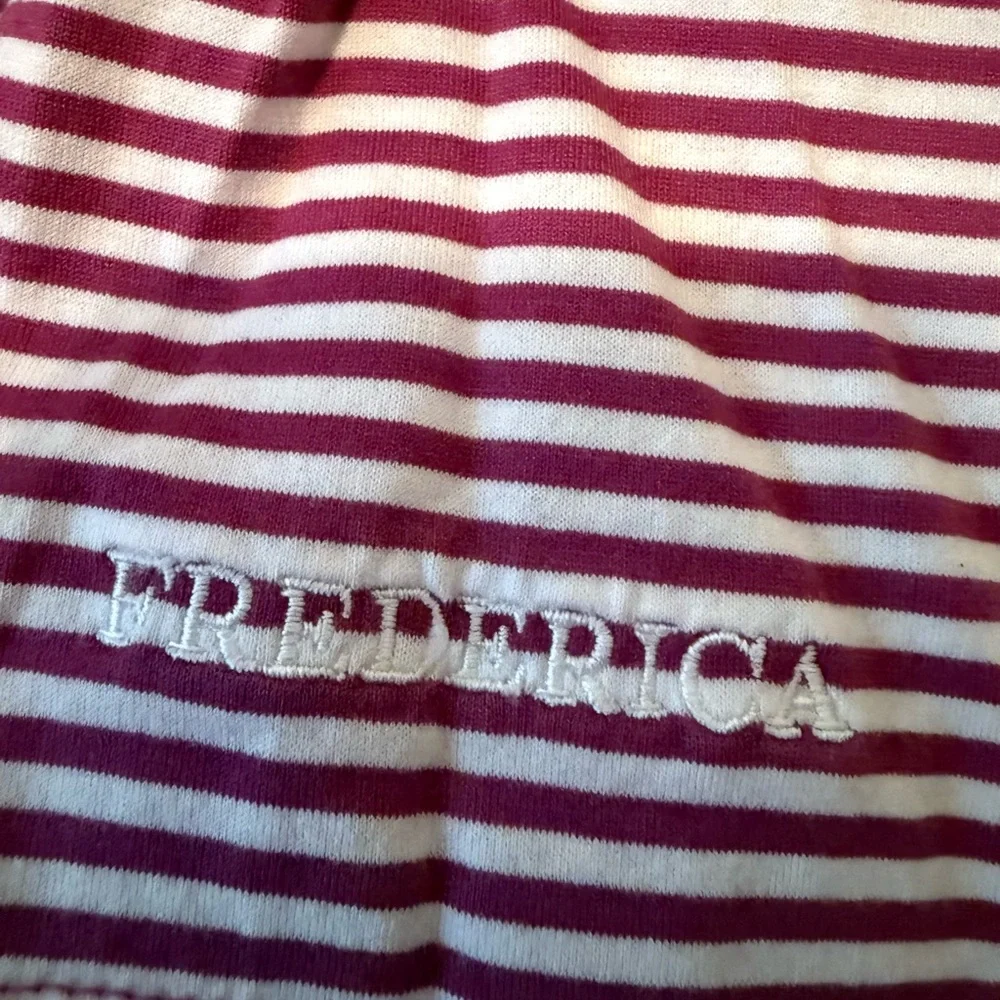 Peter Millar/ Frederica Striped Purple Polo Shirt